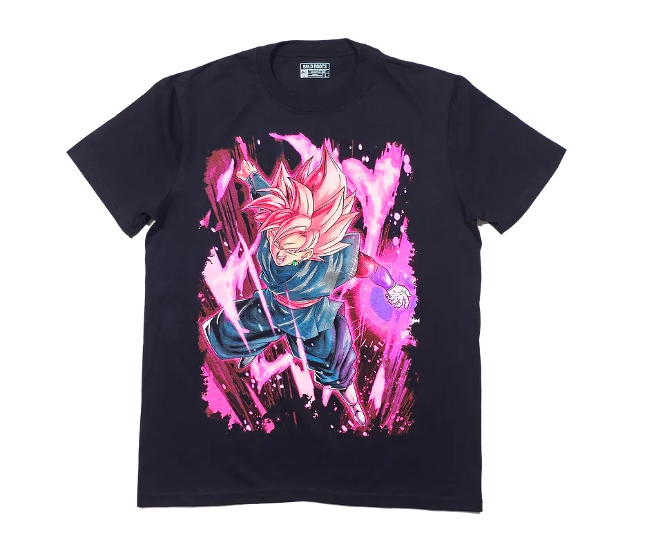 Goku Super Saiyan Rose -LIMITED EDITION NEON UV-ACTIVE TEE
