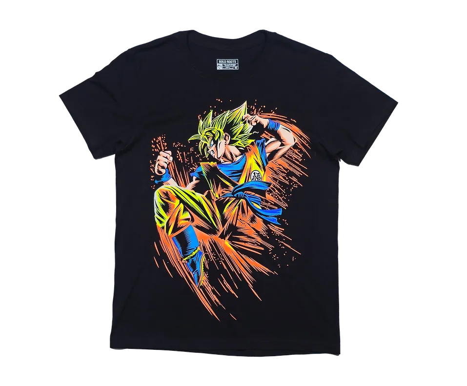 Goku Saint Seiya 2 -LIMITED EDITION NEON UV-ACTIVE TEE