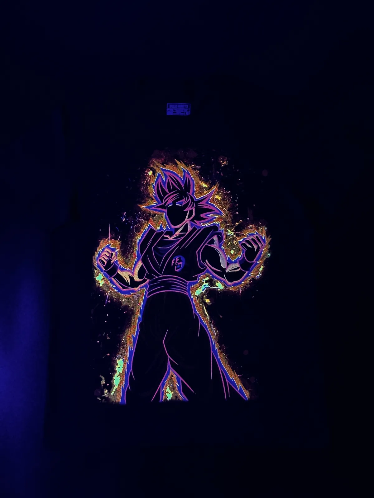 Super Saiyan god red-LIMITED EDITION NEON UV-ACTIVE TEE