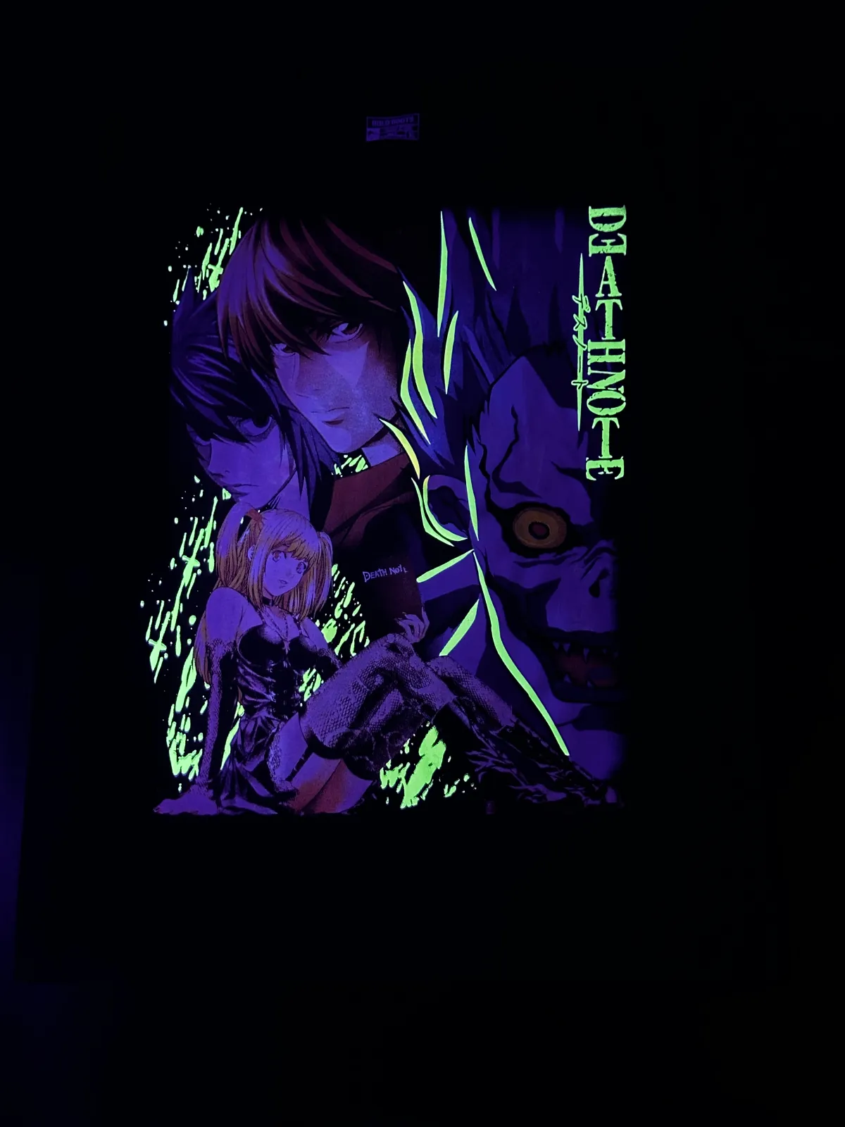 Death Note - Neon Active UV T-shirt