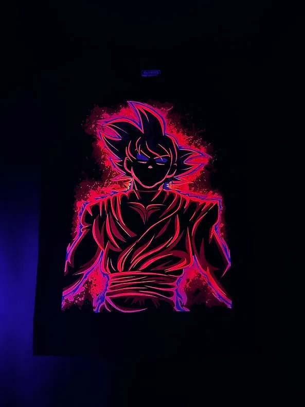 Super Saiyan Rose -LIMITED EDITION NEON UV-ACTIVE TEE