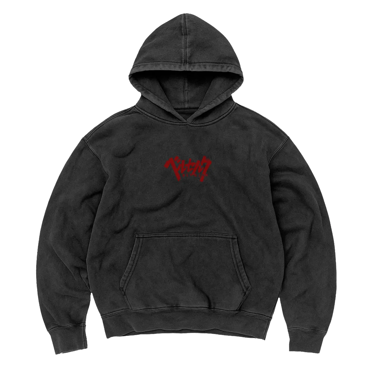 Crimson Fate Washed Hoodie