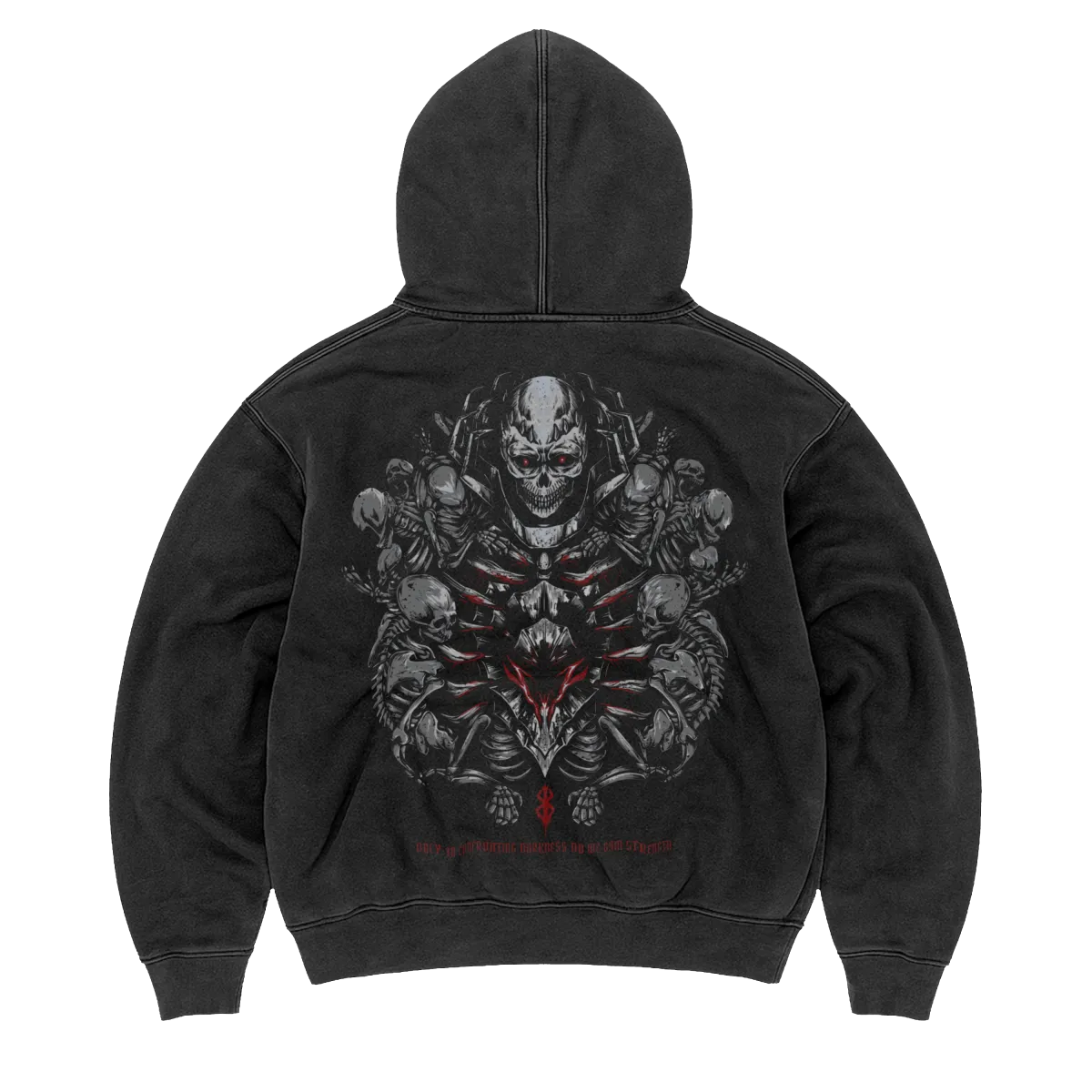 Crimson Fate Washed Hoodie