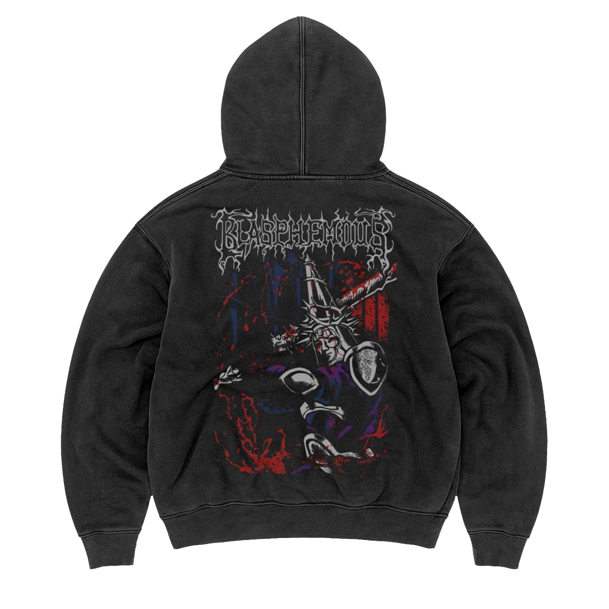 Blasphemous Washed Hoodie