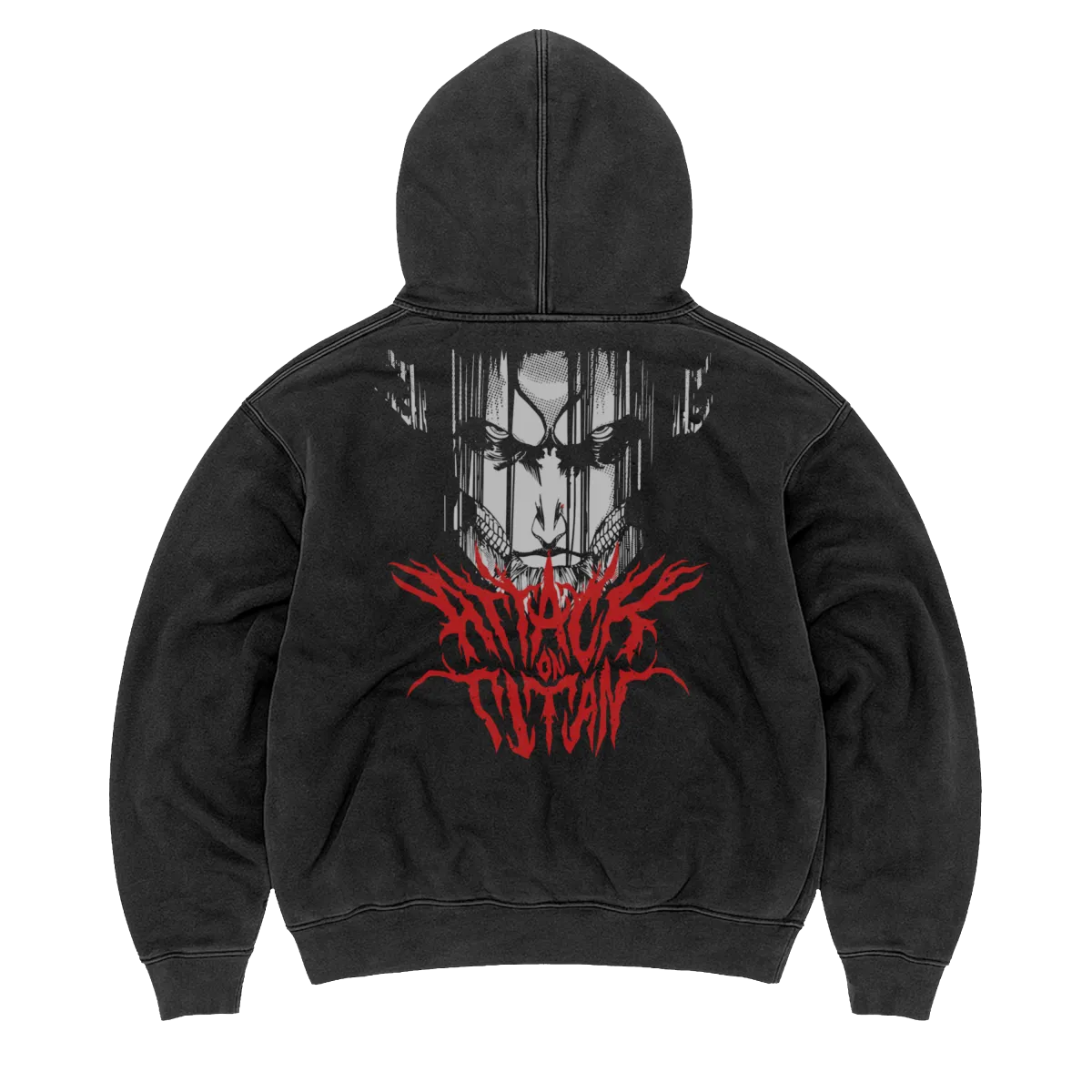 AOT Rumbling Washed Hoodie